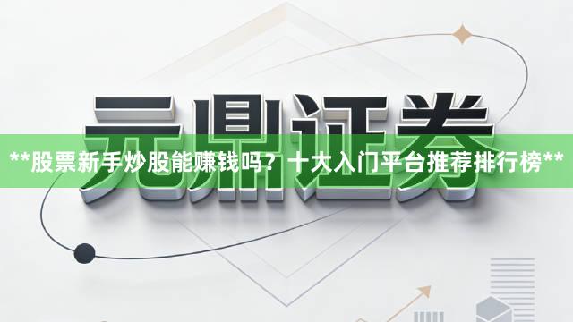 **股票新手炒股能赚钱吗？十大入门平台推荐排行榜**