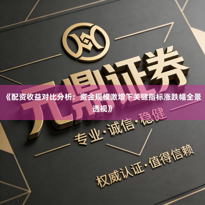《配资收益对比分析：资金规模激增下关键指标涨跌幅全景透视》